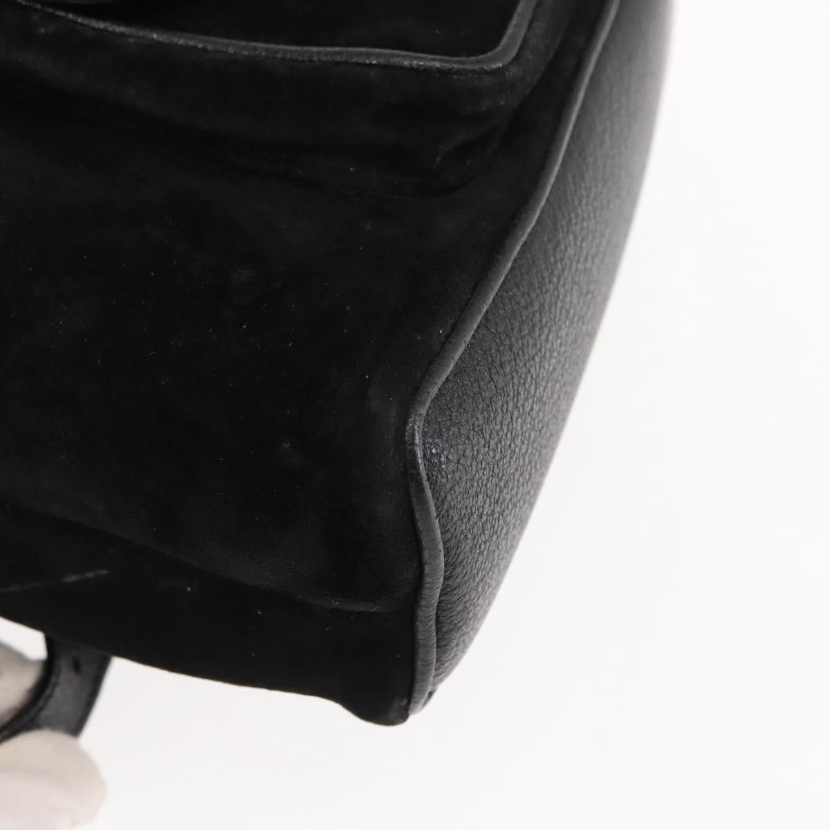 Gucci Gucci Vintage Bamboo Backpack Suede Size ONE SIZE - 9 Thumbnail