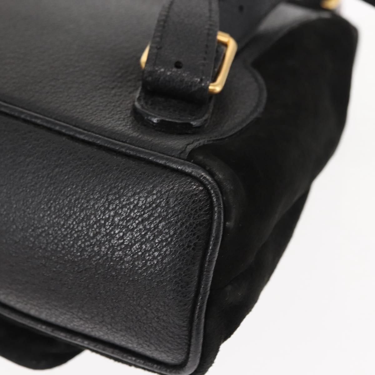 Gucci Gucci Vintage Bamboo Backpack Suede Size ONE SIZE - 12 Thumbnail