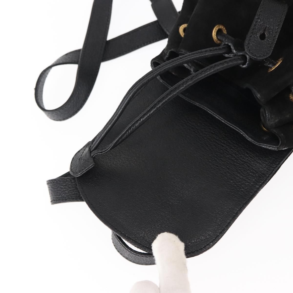 Gucci Gucci Vintage Bamboo Backpack Suede Size ONE SIZE - 21 Thumbnail