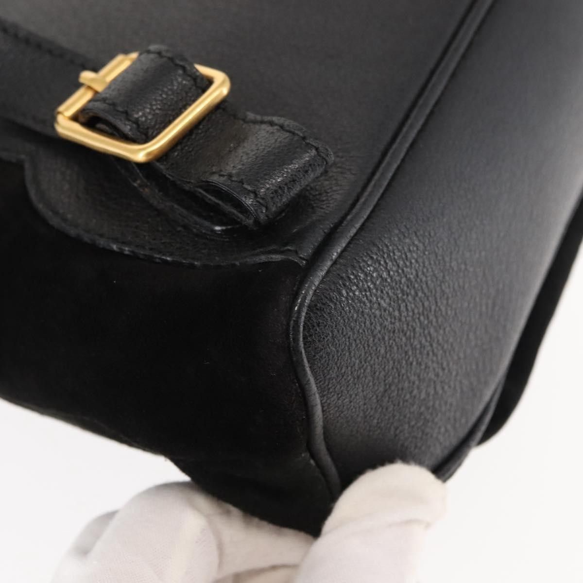 Gucci Gucci Vintage Bamboo Backpack Suede Size ONE SIZE - 11 Thumbnail