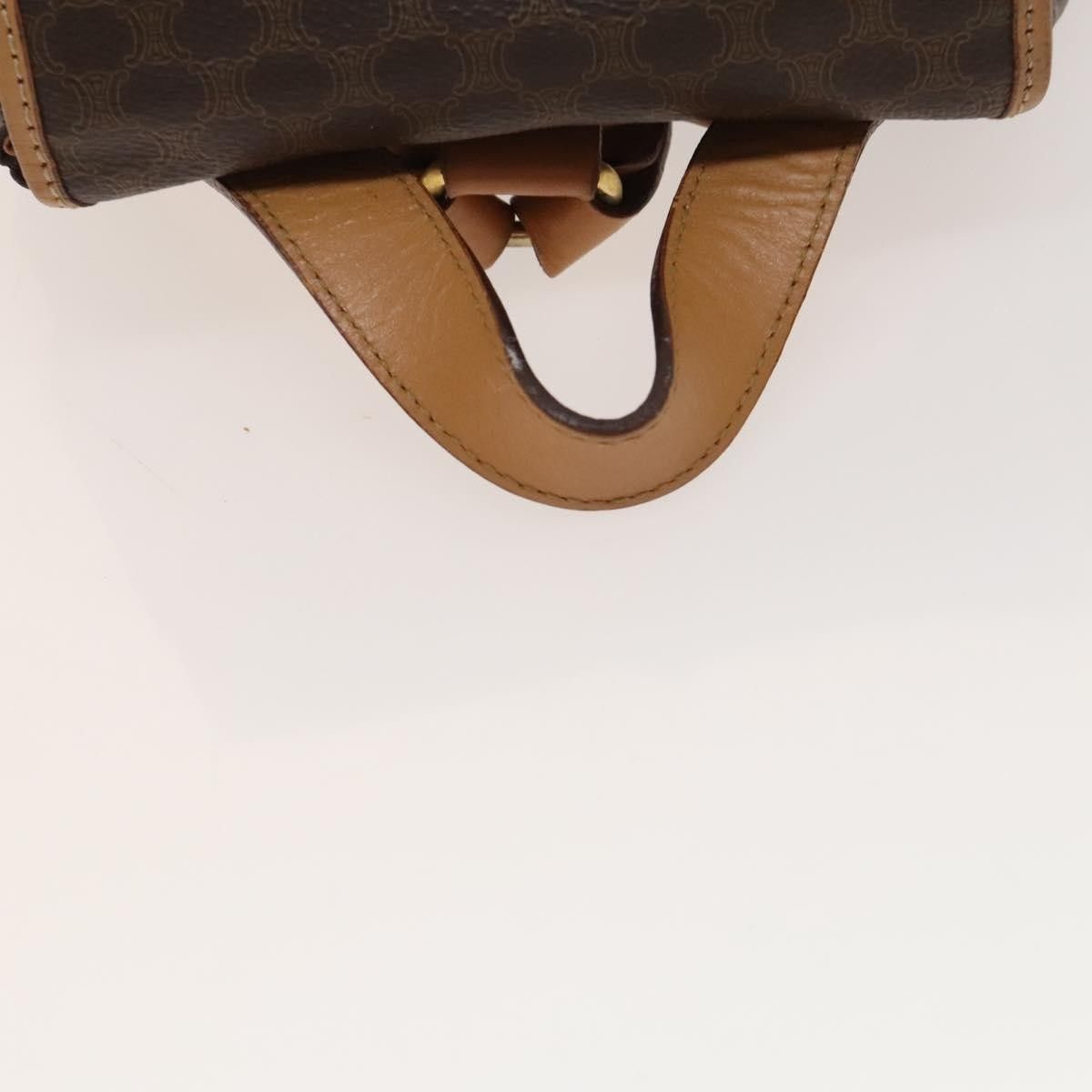 Celine Celine Vintage Drawstring Flap Backpack Macadam Coated Canvas Size ONE SIZE - 7 Thumbnail