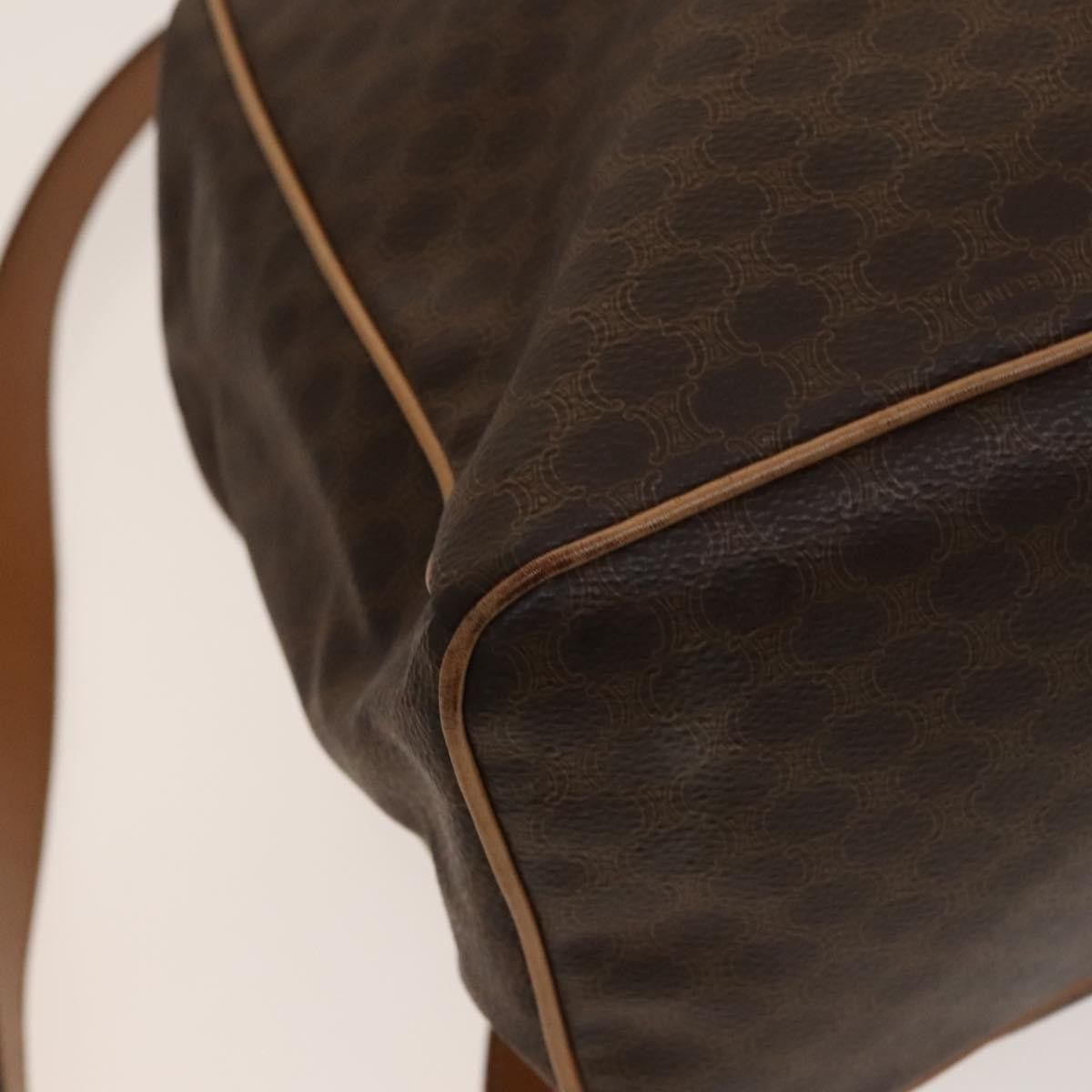 Celine Celine Vintage Drawstring Flap Backpack Macadam Coated Canvas Size ONE SIZE - 10 Thumbnail