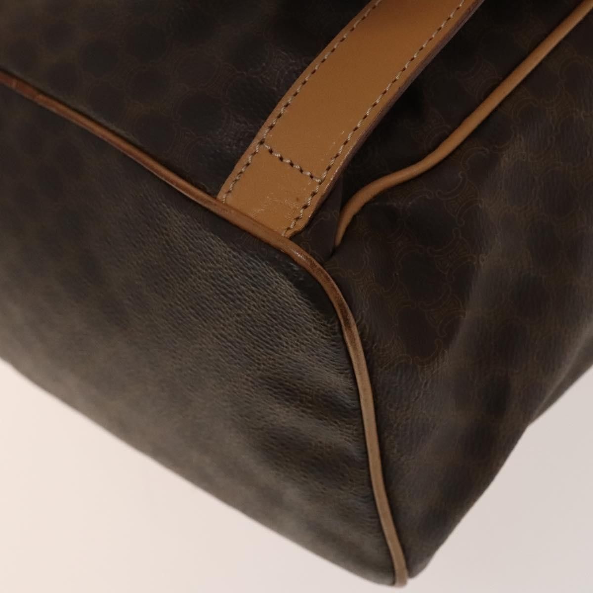Celine Celine Vintage Drawstring Flap Backpack Macadam Coated Canvas Size ONE SIZE - 9 Thumbnail
