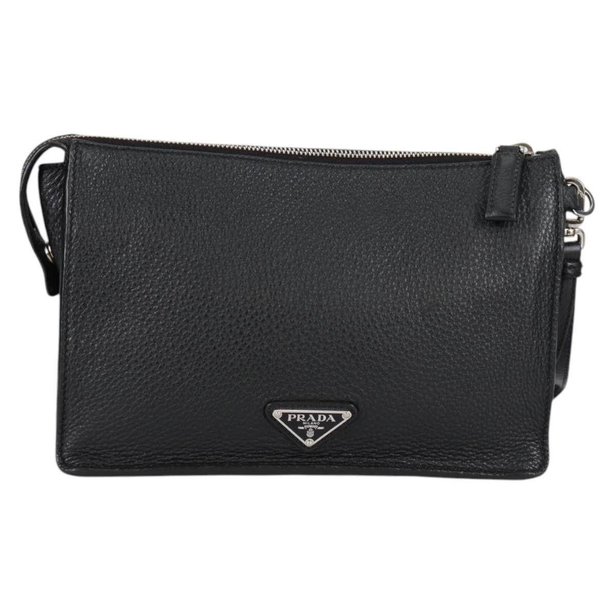 Prada Prada Wristlet Zip Clutch Vitello Daino Size ONE SIZE - 16 Thumbnail