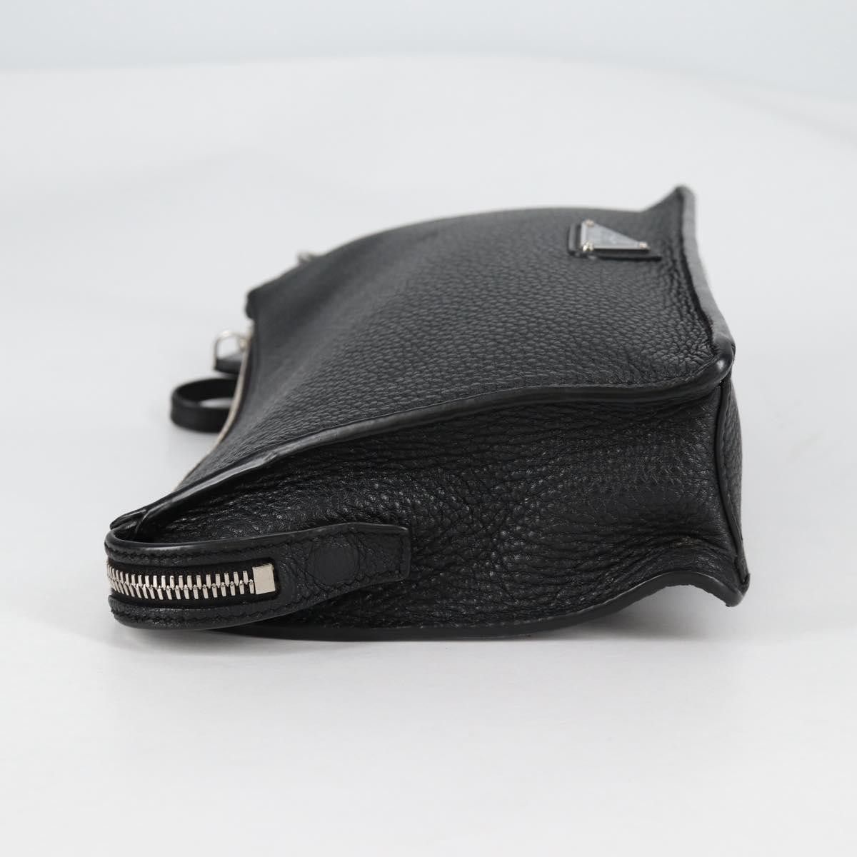 Prada Prada Wristlet Zip Clutch Vitello Daino Size ONE SIZE - 3 Thumbnail