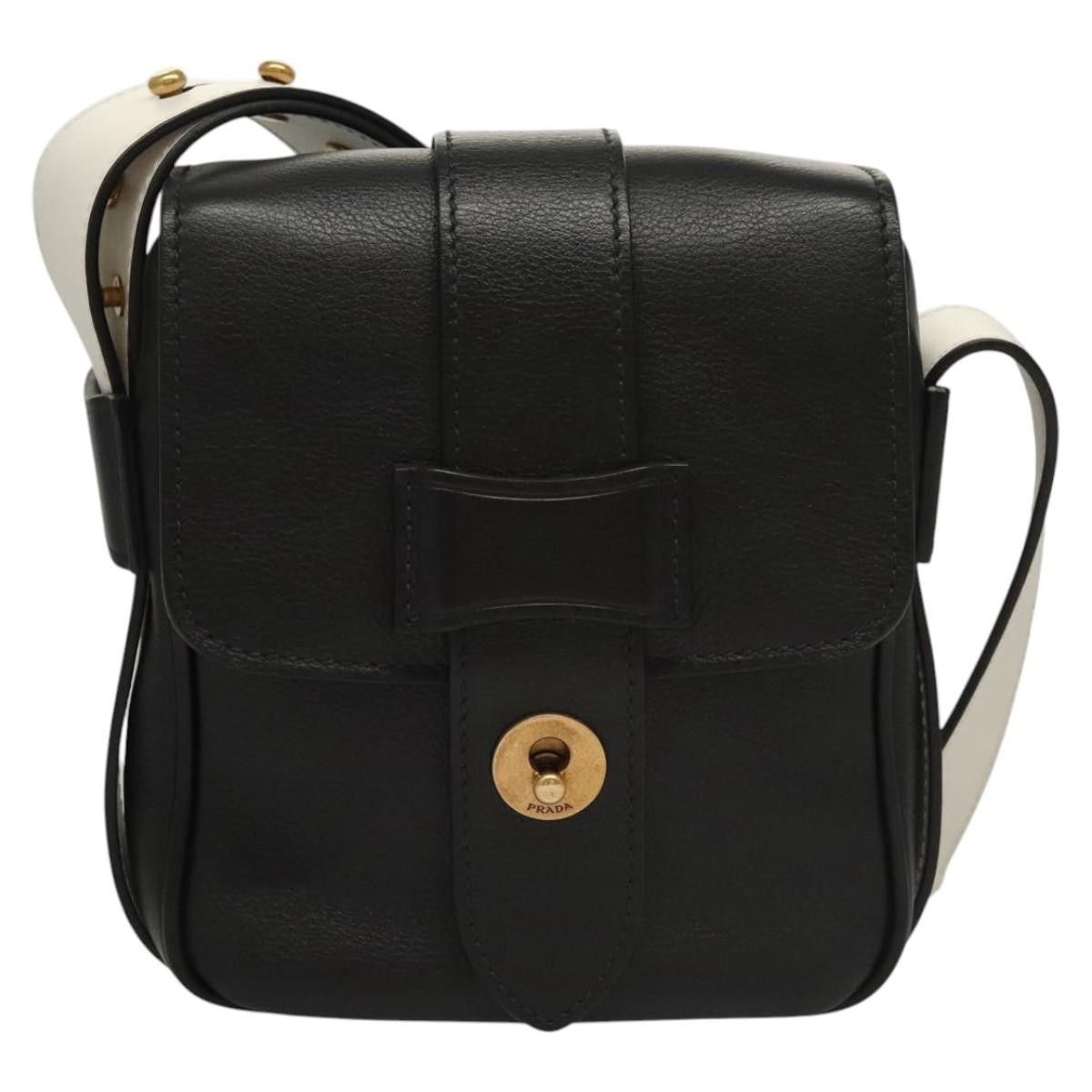 Prada Prada Turnlock Flap Crossbody Bag Leather Size ONE SIZE - 18 Thumbnail