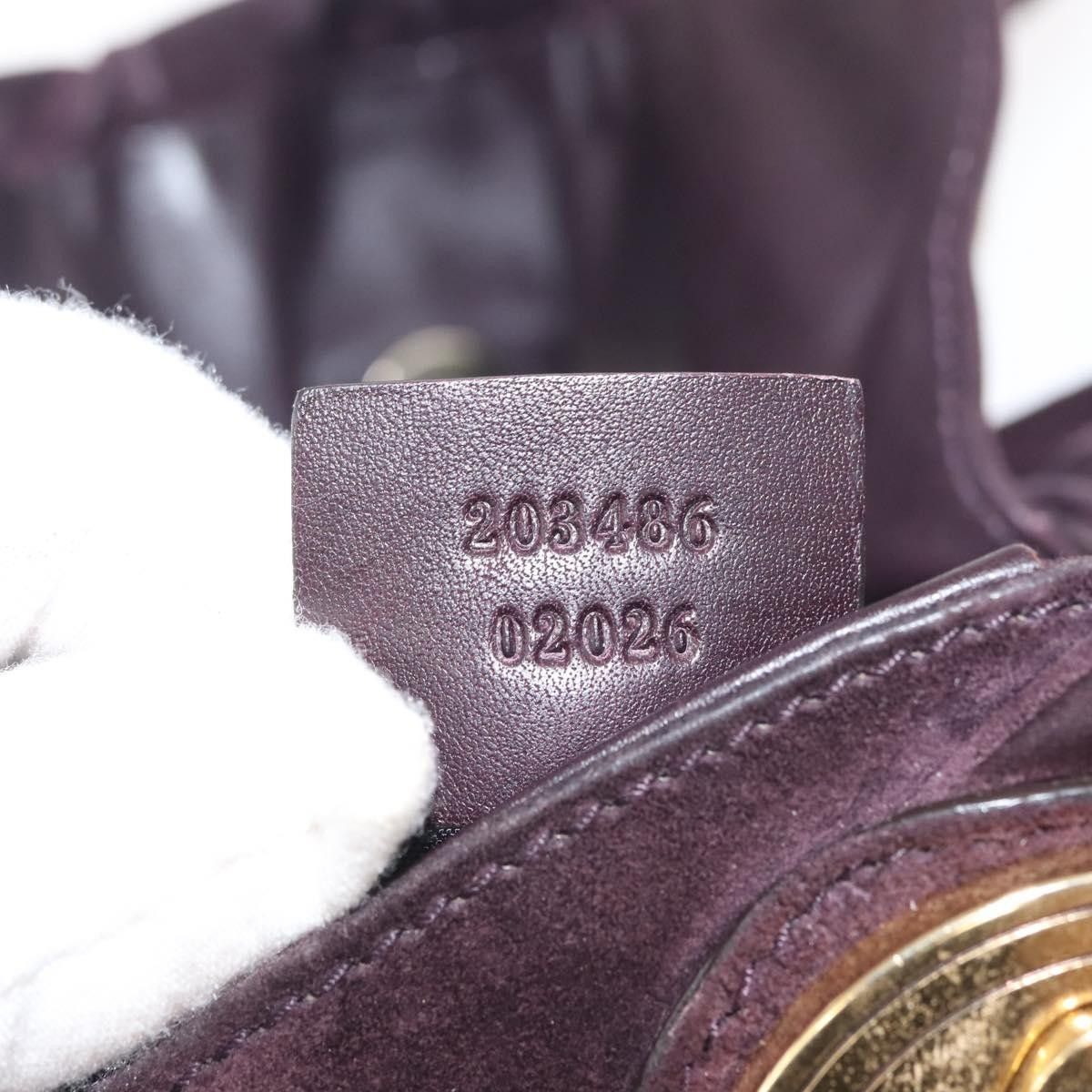 Gucci Gucci Hysteria Convertible Top Handle Bag Suede Size ONE SIZE - 7 Thumbnail