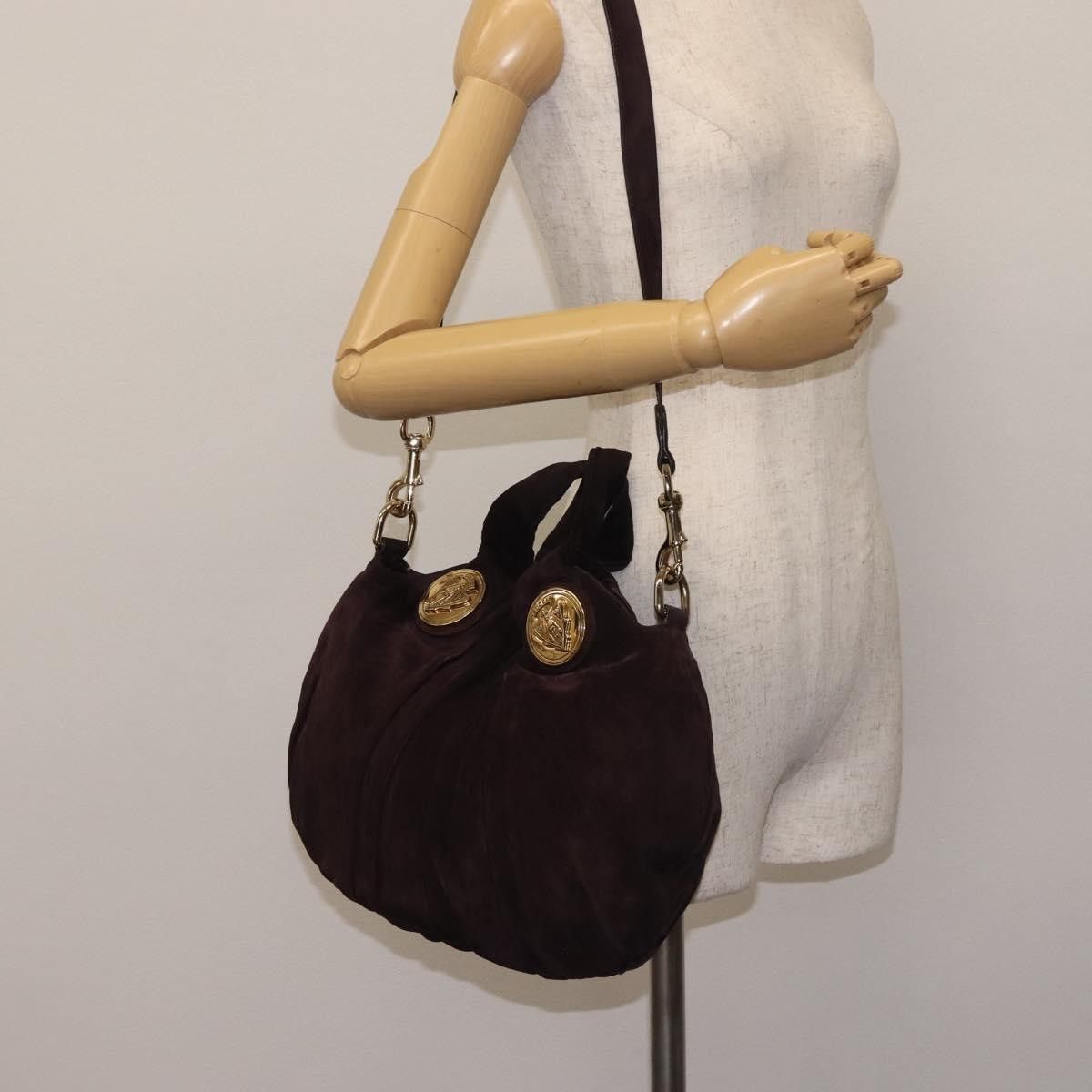 Gucci Gucci Hysteria Convertible Top Handle Bag Suede Size ONE SIZE - 16 Thumbnail