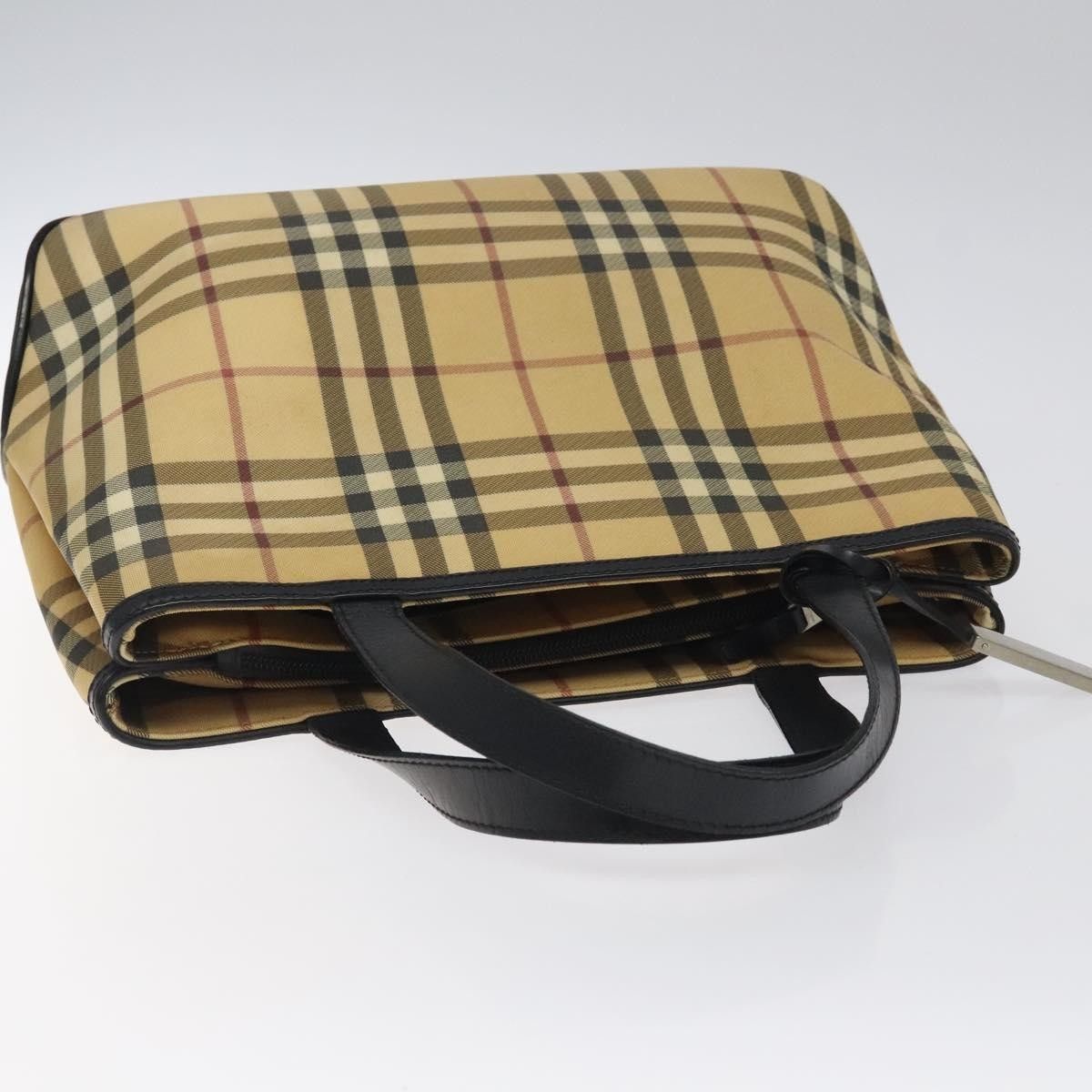 Burberry Burberry Nova Check Tote Canvas and Leather Size ONE SIZE - 15 Thumbnail