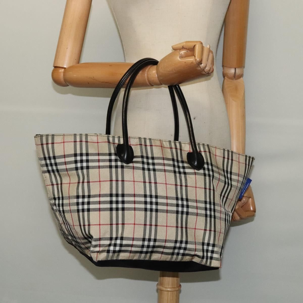 Burberry Burberry Nova Check Tote Nylon Size ONE SIZE - 12 Thumbnail