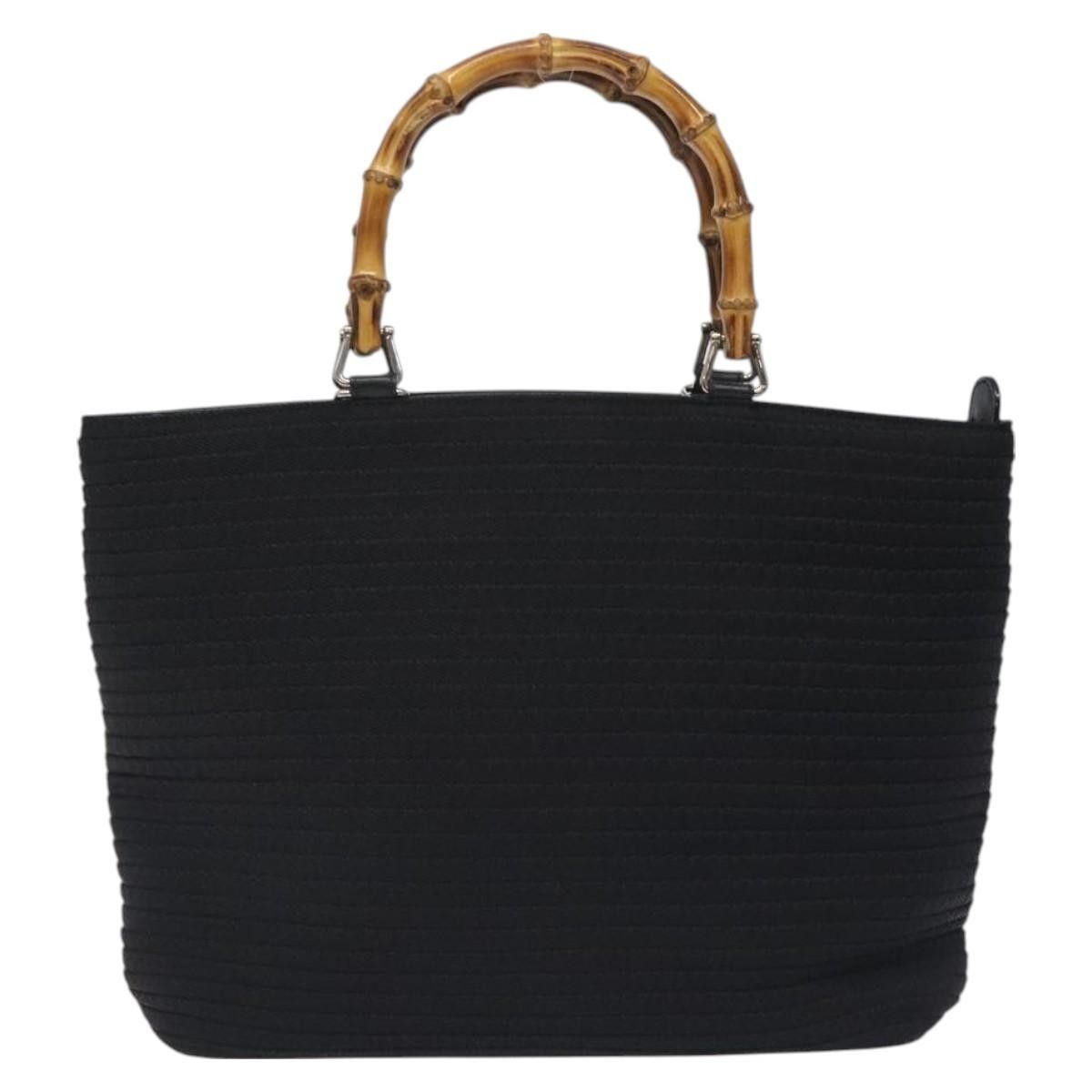 Gucci Gucci Vintage Bamboo Handle Tote Nylon Size ONE SIZE - 18 Thumbnail
