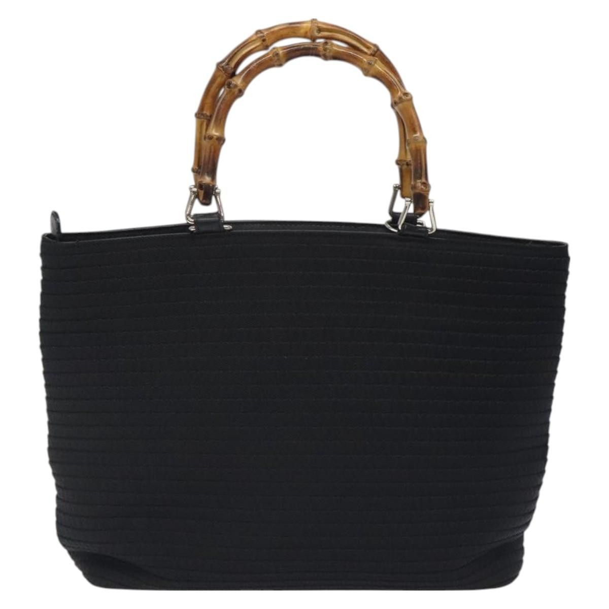 Gucci Gucci Vintage Bamboo Handle Tote Nylon Size ONE SIZE - 2 Thumbnail