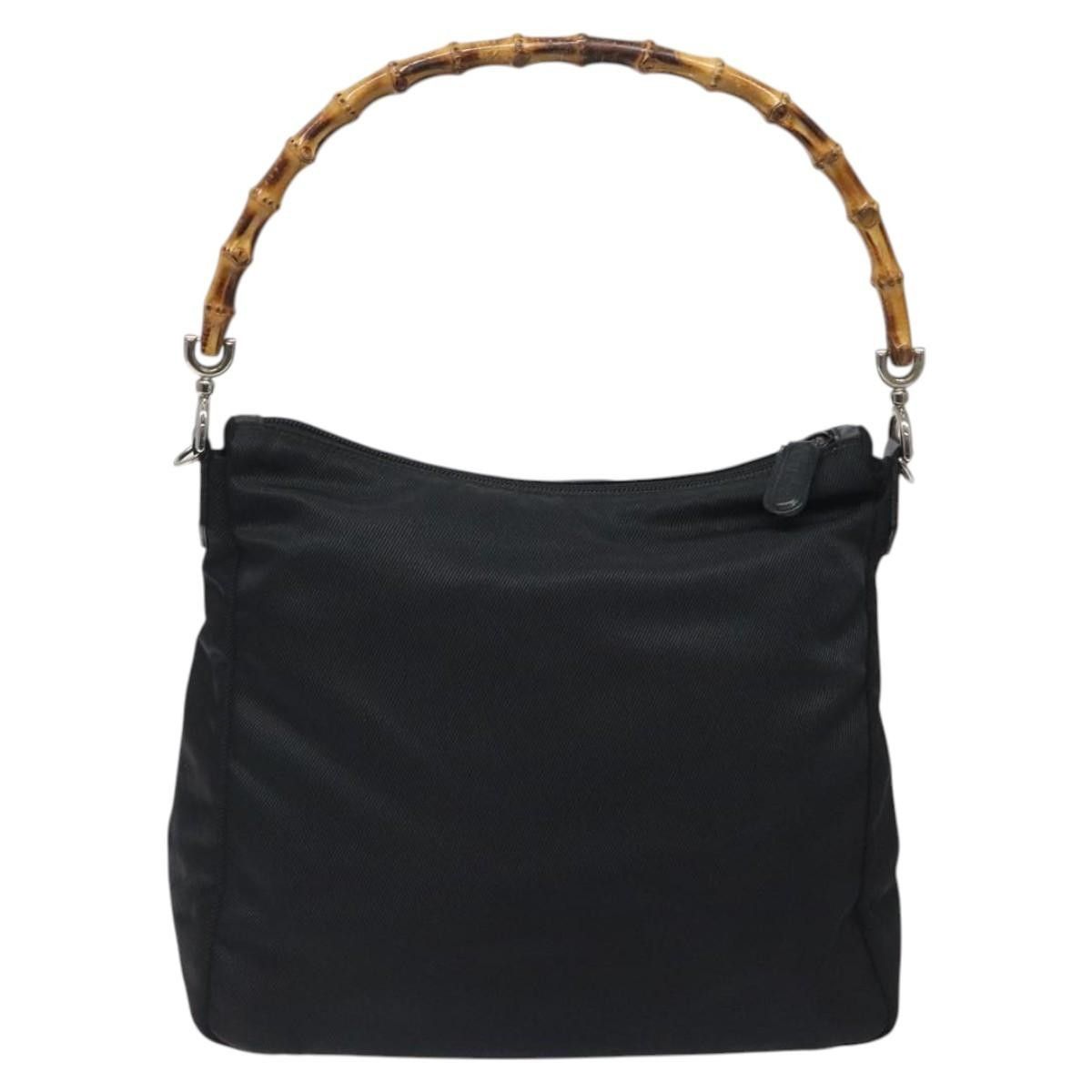 Gucci Gucci Vintage Bamboo Shoulder Bag Nylon Size ONE SIZE - 2 Thumbnail