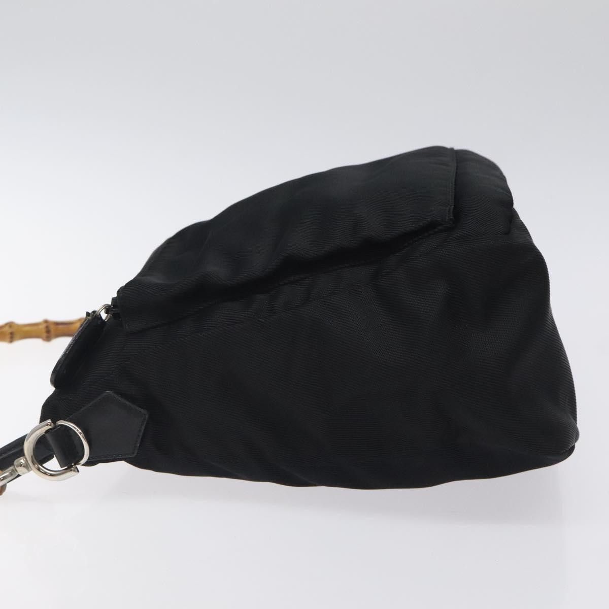 Gucci Gucci Vintage Bamboo Shoulder Bag Nylon Size ONE SIZE - 4 Thumbnail
