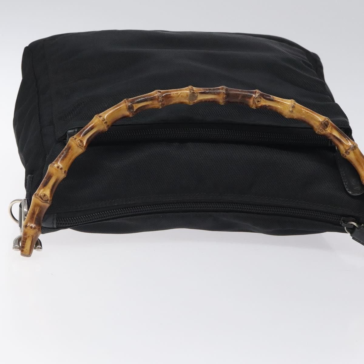 Gucci Gucci Vintage Bamboo Shoulder Bag Nylon Size ONE SIZE - 16 Thumbnail