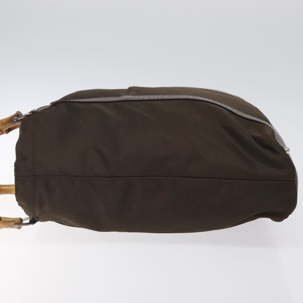 Gucci Gucci Vintage Bamboo Handle Tote Nylon Size ONE SIZE - 4 Thumbnail