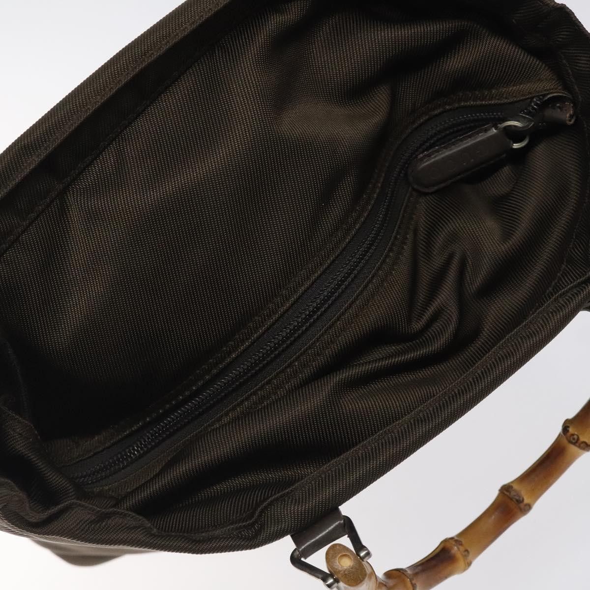 Gucci Gucci Vintage Bamboo Handle Tote Nylon Size ONE SIZE - 13 Thumbnail