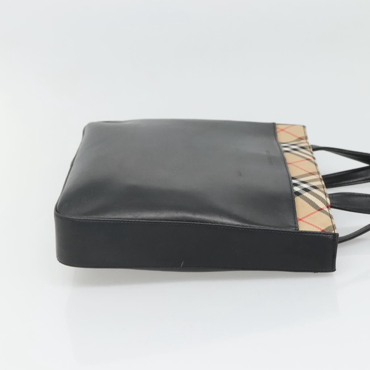 Burberry Burberry Nova Check Tote Canvas and Leather Size ONE SIZE - 4 Thumbnail