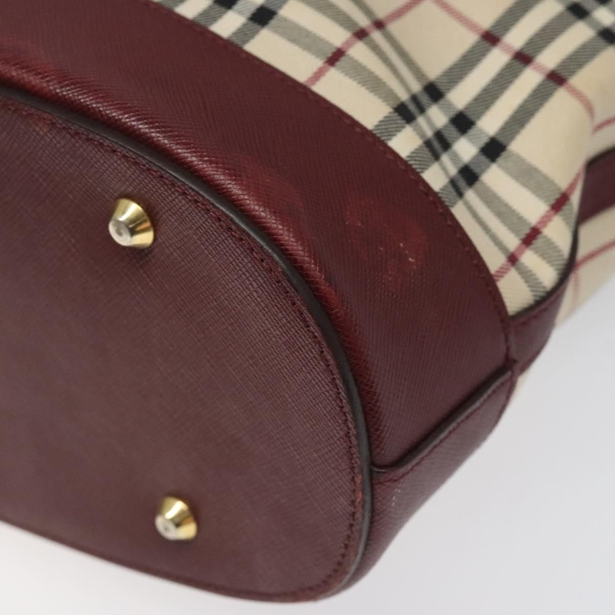 Burberry Burberry Nova Check Tote Canvas and Leather Size ONE SIZE - 9 Thumbnail