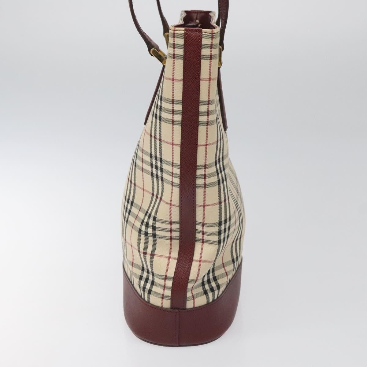 Burberry Burberry Nova Check Tote Canvas and Leather Size ONE SIZE - 4 Thumbnail