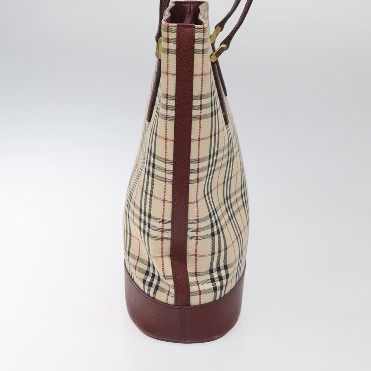 Burberry Burberry Nova Check Tote Canvas and Leather Size ONE SIZE - 3 Thumbnail