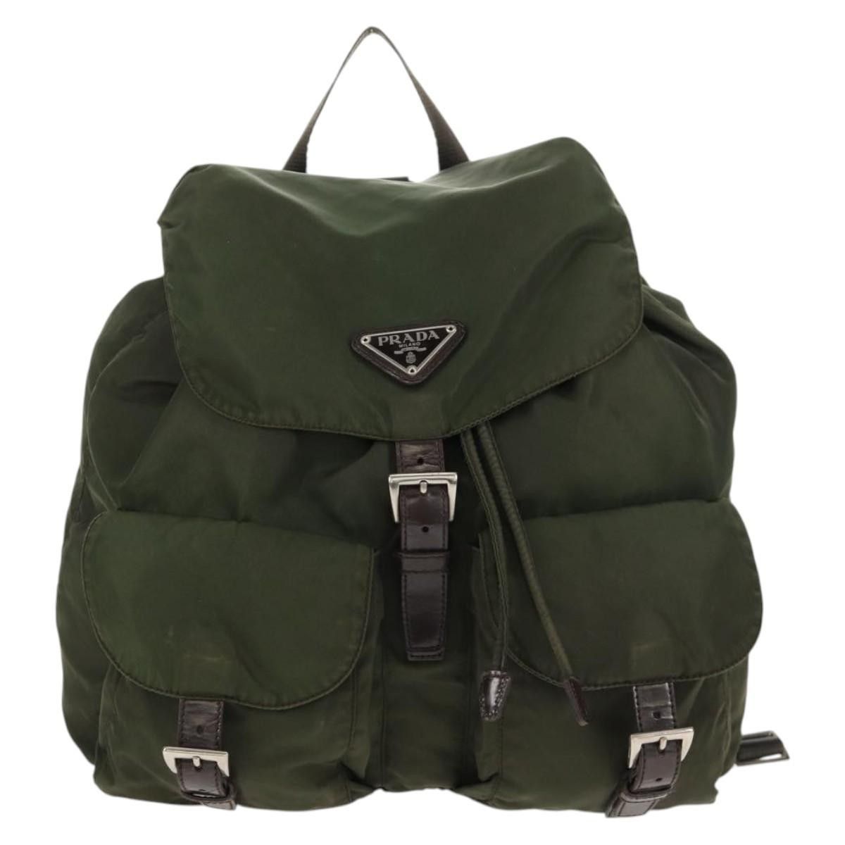 Prada Prada Double Front Pocket Backpack Tessuto Size ONE SIZE - 24 Thumbnail