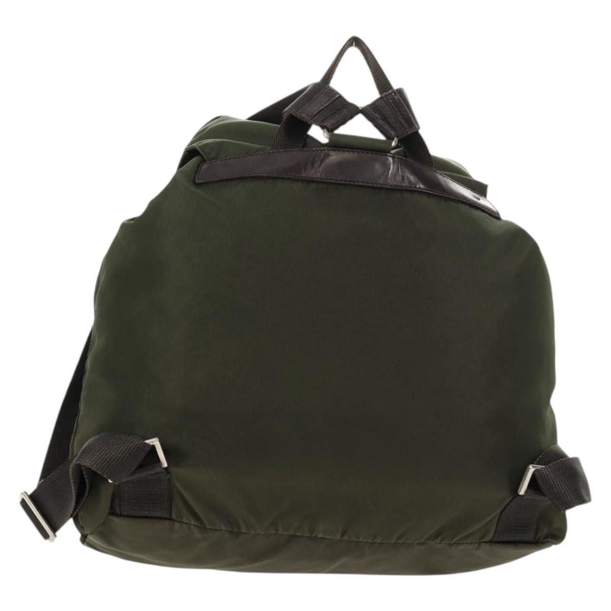 Prada Prada Double Front Pocket Backpack Tessuto Size ONE SIZE - 2 Thumbnail