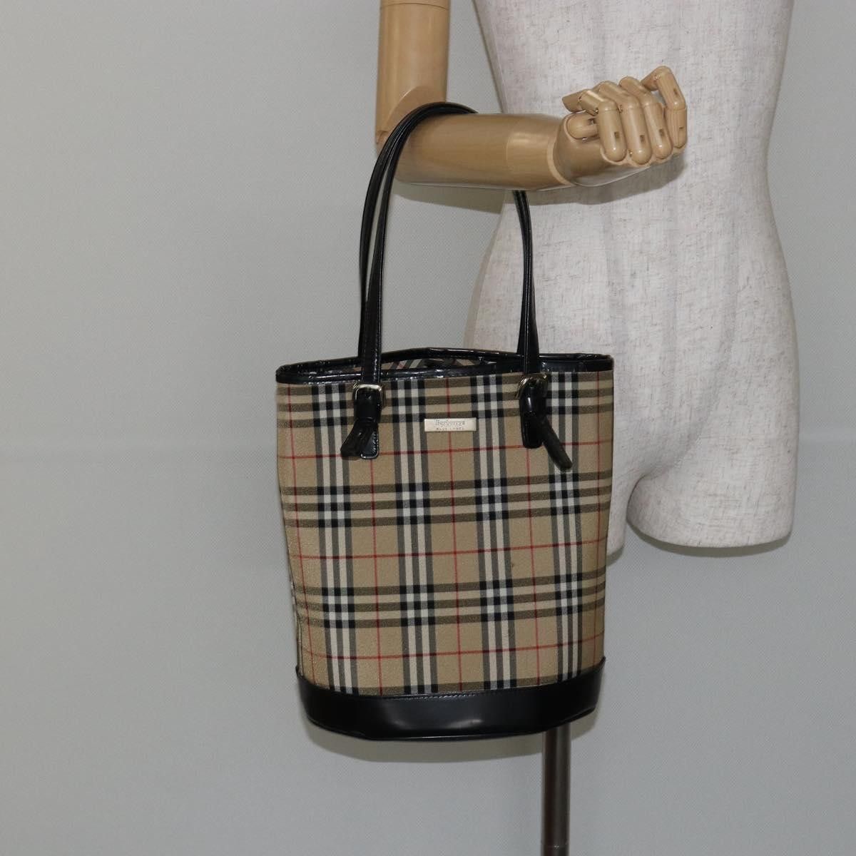 Burberry Burberry Nova Check Tote Canvas and Leather Size ONE SIZE - 12 Thumbnail