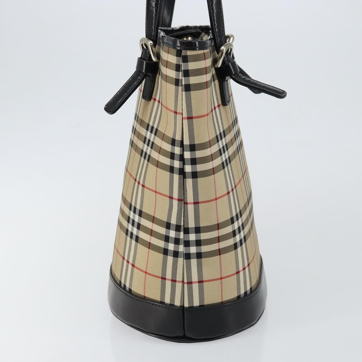 Burberry Burberry Nova Check Tote Canvas and Leather Size ONE SIZE - 3 Thumbnail