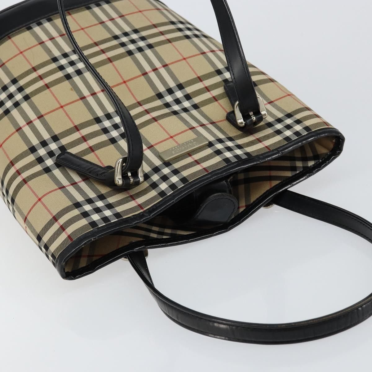 Burberry Burberry Nova Check Tote Canvas and Leather Size ONE SIZE - 14 Thumbnail