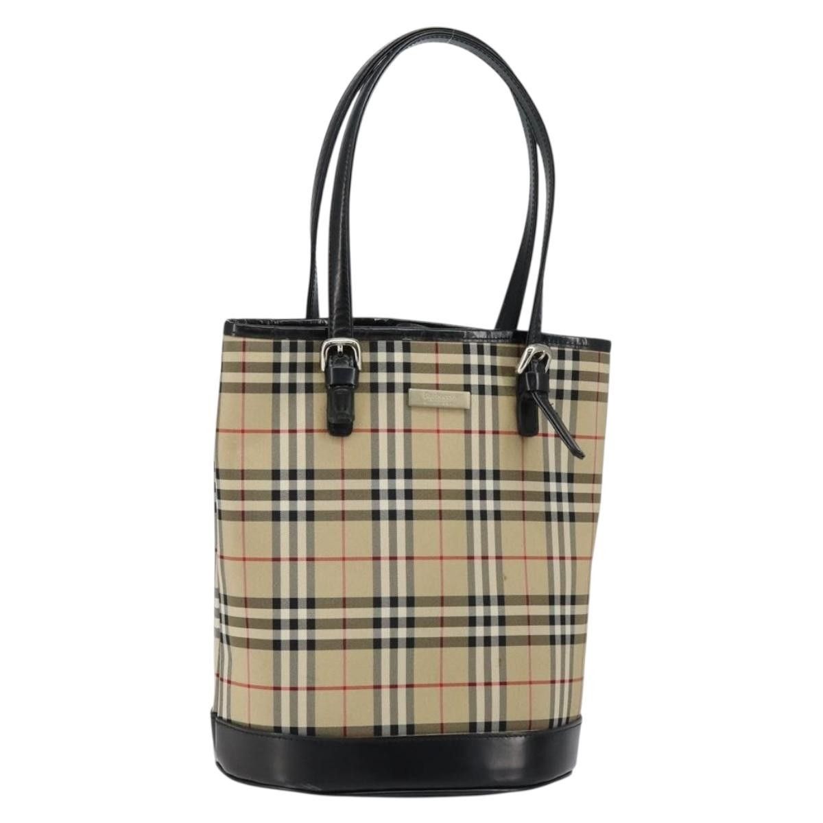 Burberry Burberry Nova Check Tote Canvas and Leather Size ONE SIZE - 17 Thumbnail