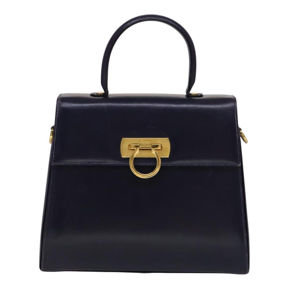 Salvatore Ferragamo Salvatore Ferragamo Gancini Convertible Top Handle Bag Leather Size ONE SIZE - 15 Thumbnail