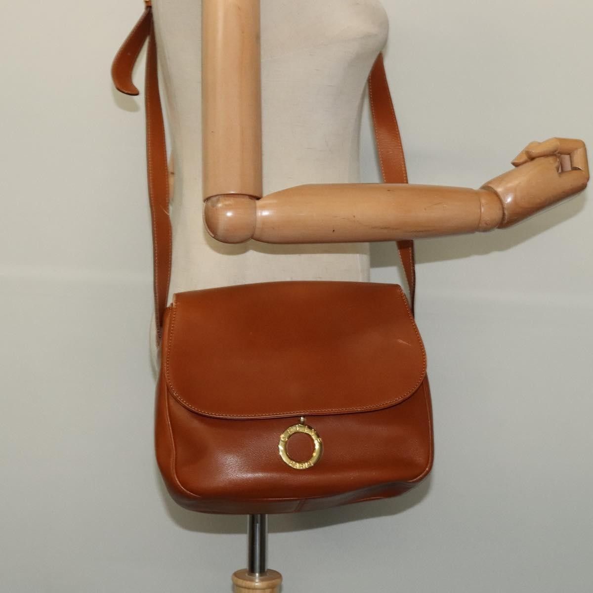 Celine Celine Vintage Circle Logo Crossbody Bag Leather Size ONE SIZE - 13 Thumbnail