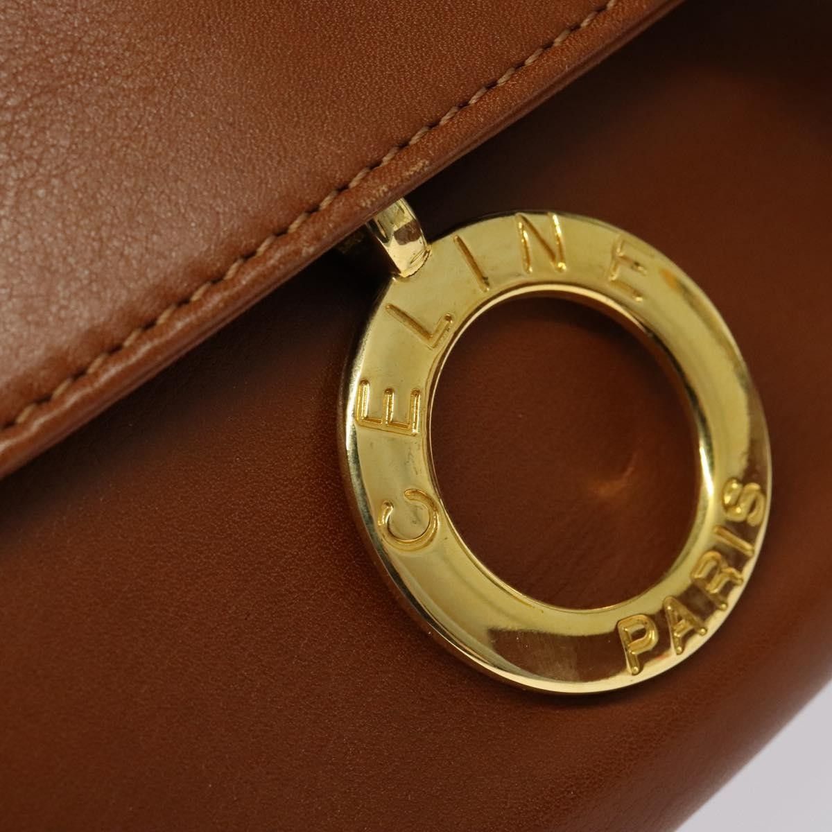 Celine Celine Vintage Circle Logo Crossbody Bag Leather Size ONE SIZE - 12 Thumbnail