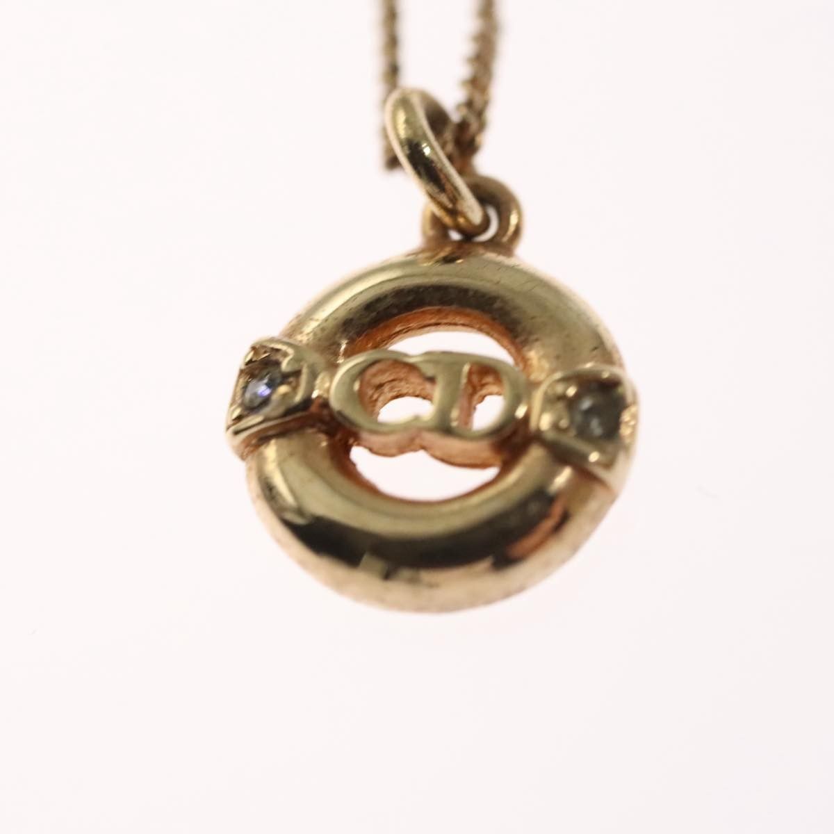 Dior Christian Dior CD Pendant Necklace Metal Size ONE SIZE - 2 Thumbnail