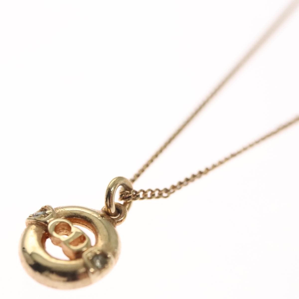 Dior Christian Dior CD Pendant Necklace Metal Size ONE SIZE - 3 Thumbnail