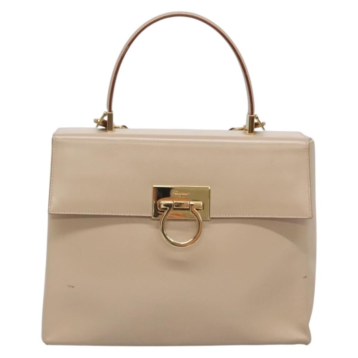 Salvatore Ferragamo Salvatore Ferragamo Gancini Convertible Top Handle Leather Size ONE SIZE - 15 Thumbnail