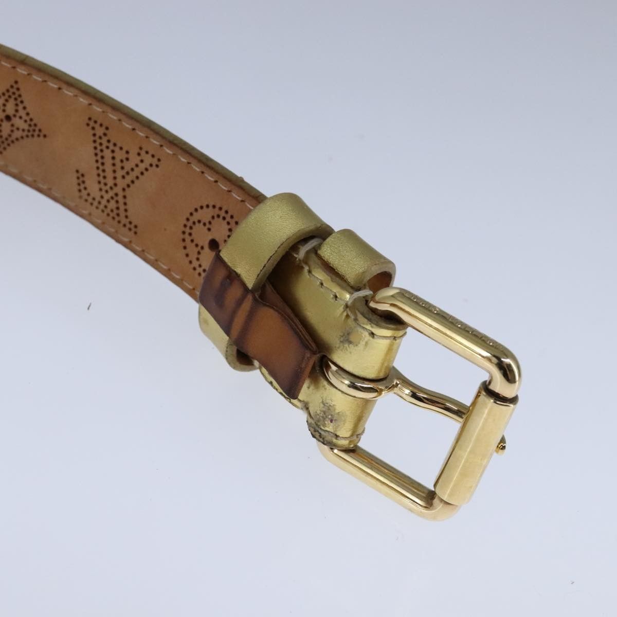Louis Vuitton Buckle Belt Mahina Leather