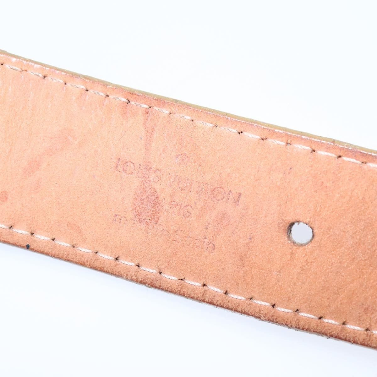 Louis Vuitton Buckle Belt Mahina Leather