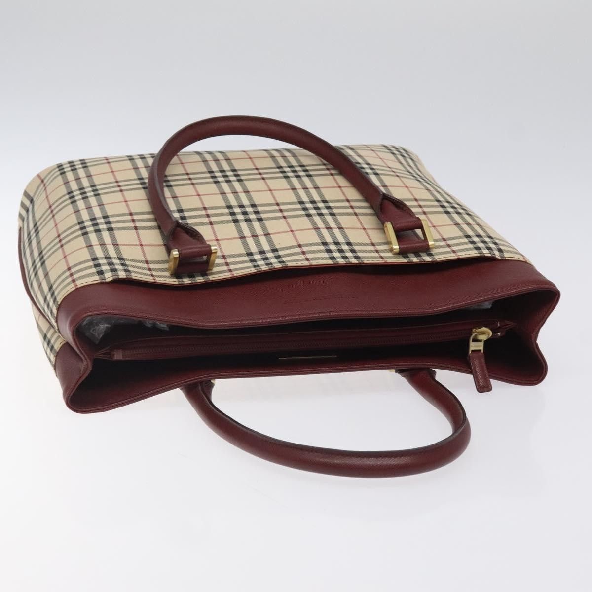 Burberry Burberry Nova Check Tote Canvas and Leather Size ONE SIZE - 14 Thumbnail