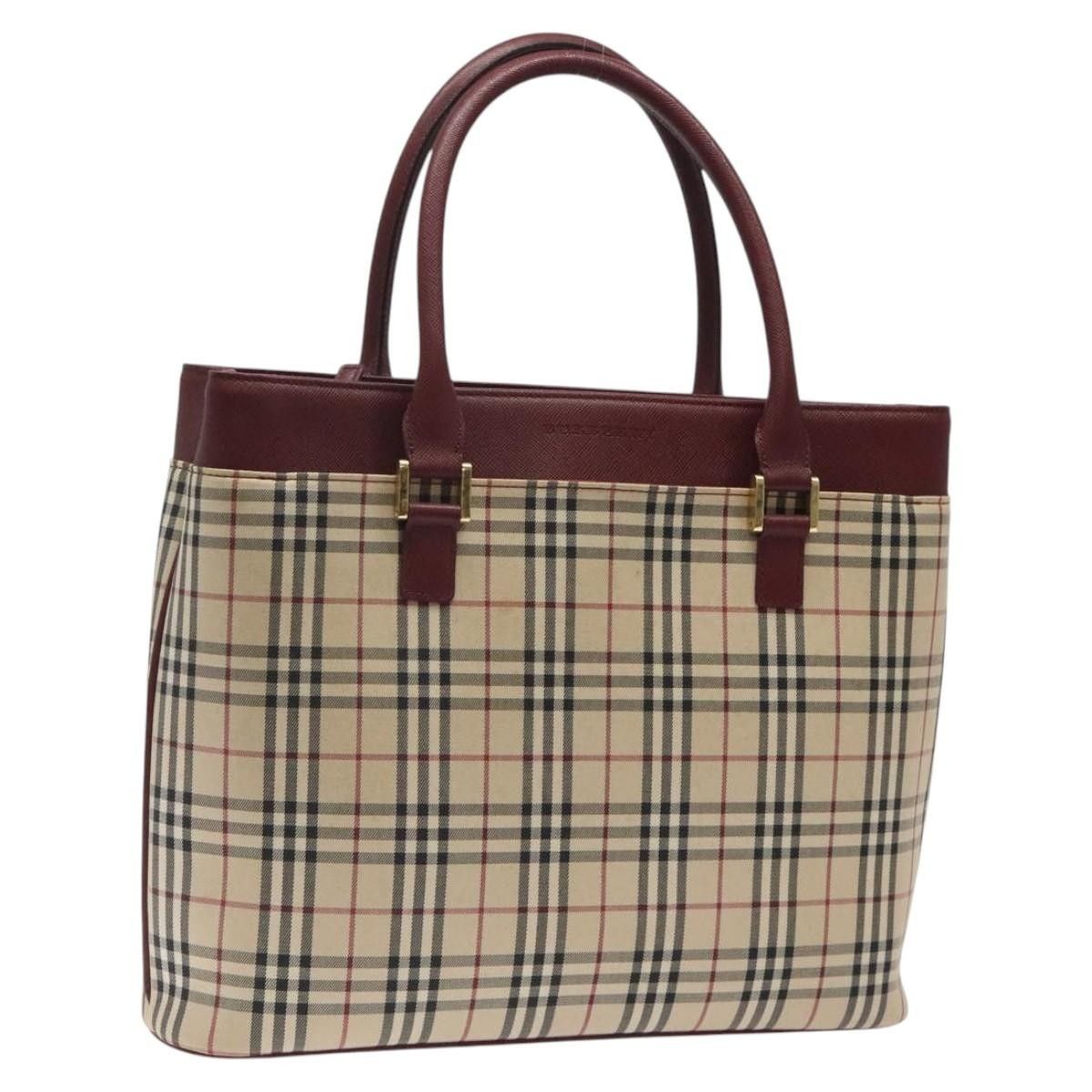 Burberry Burberry Nova Check Tote Canvas and Leather Size ONE SIZE - 17 Thumbnail