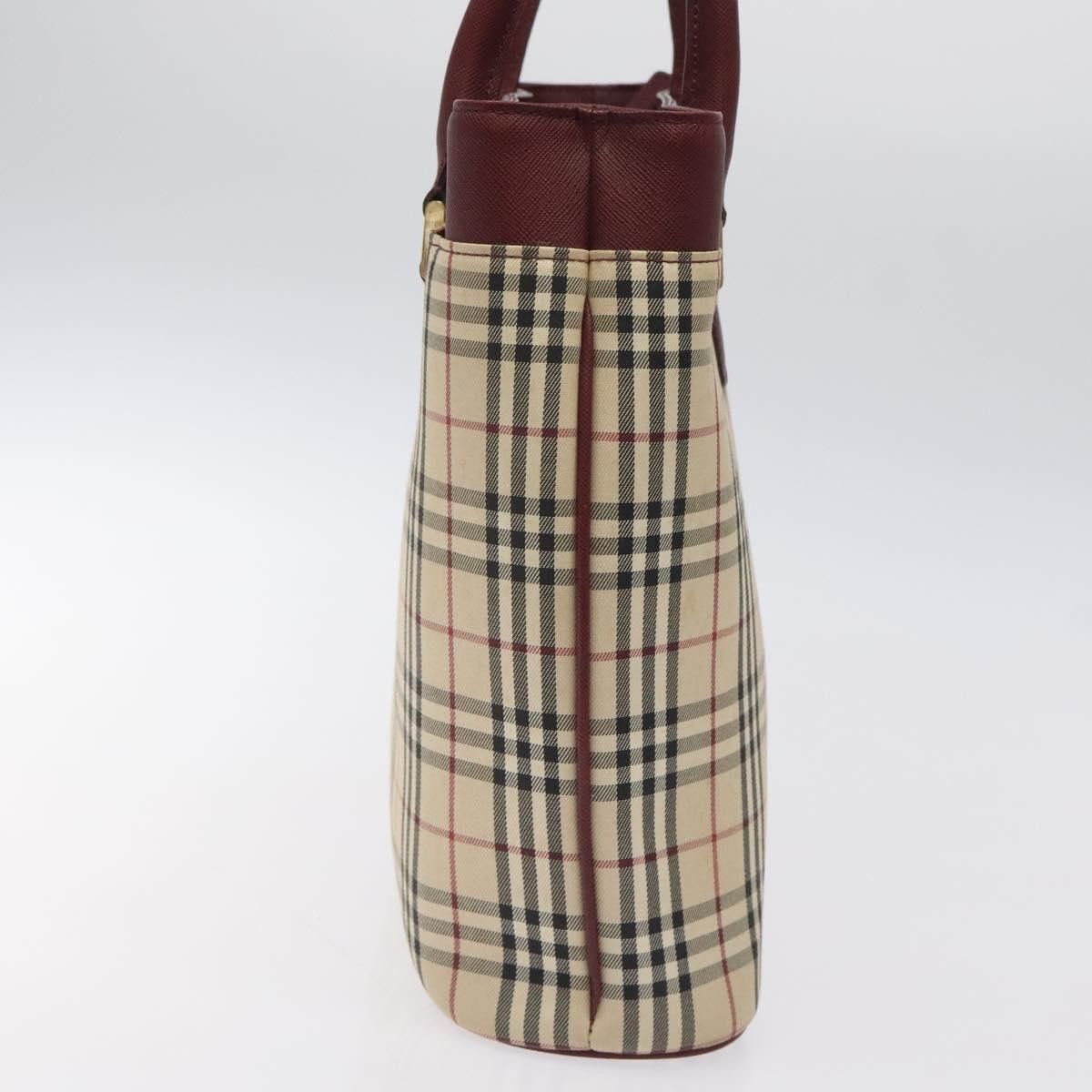 Burberry Burberry Nova Check Tote Canvas and Leather Size ONE SIZE - 4 Thumbnail