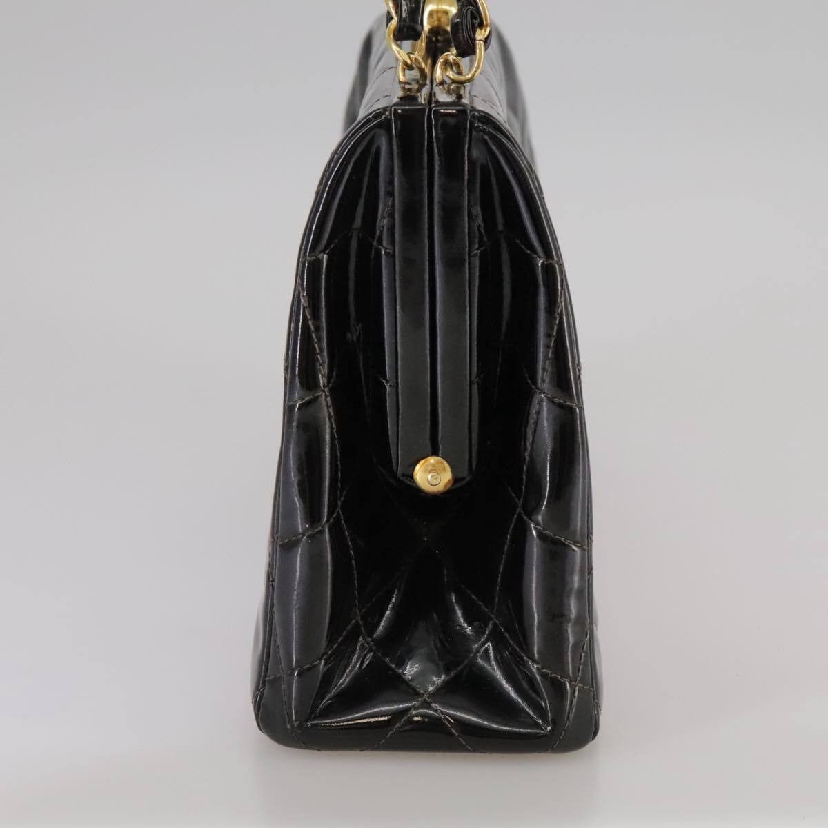 Chanel Chanel Vintage Chain Frame Bag Quilted Patent Size ONE SIZE - 17 Thumbnail