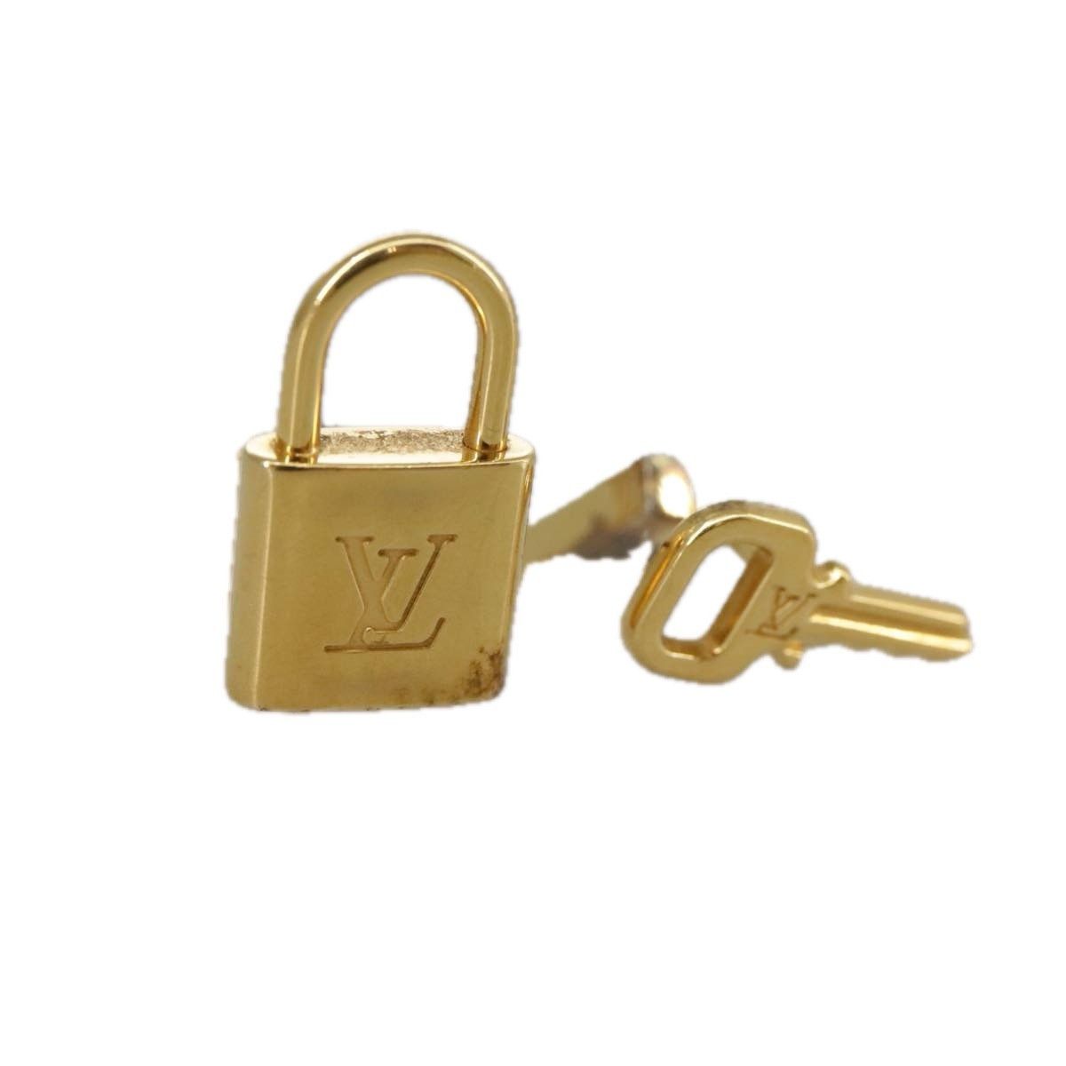 Louis Vuitton Louis Vuitton Padlock and Key Logo Cufflinks Silver Size ONE SIZE - 5 Thumbnail