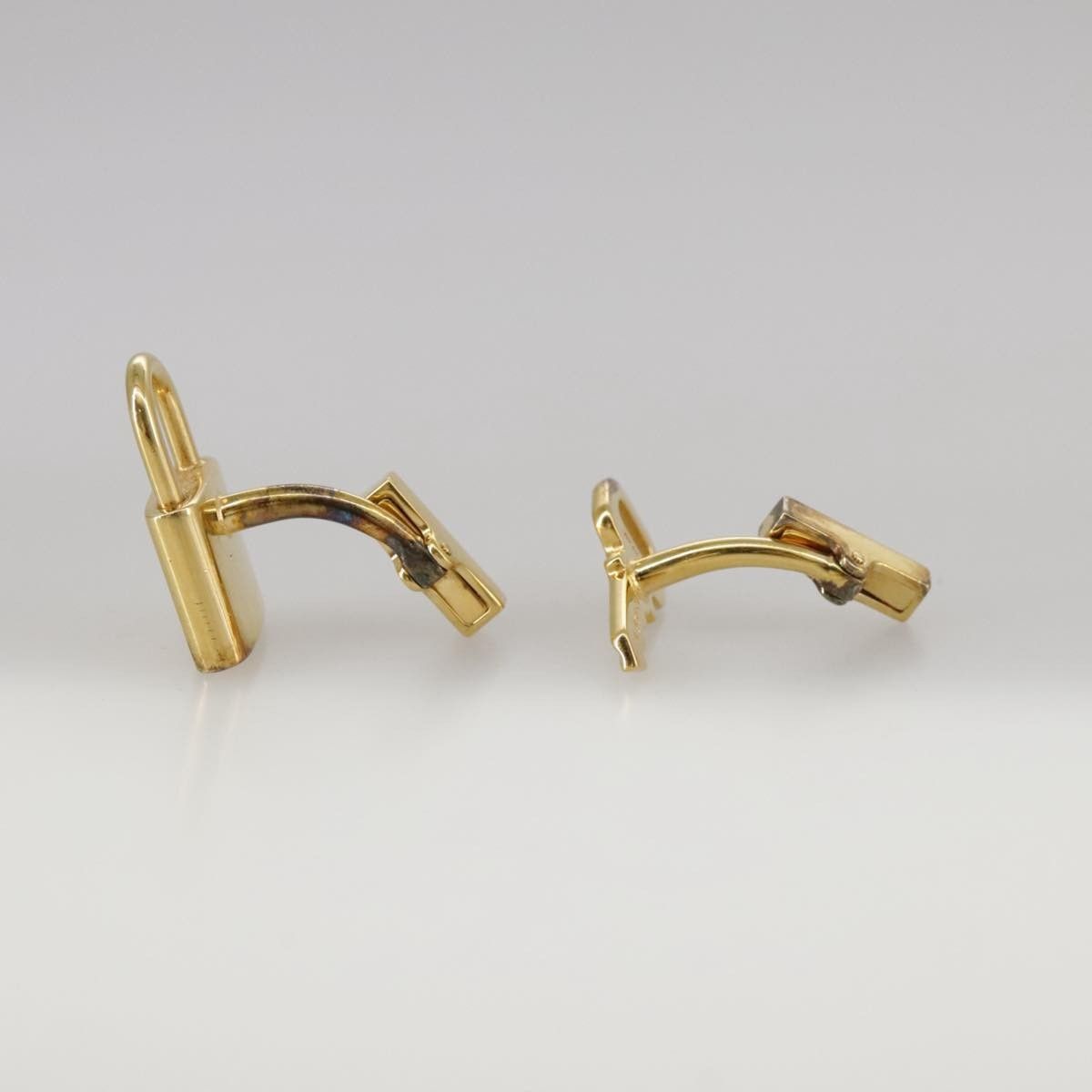 Louis Vuitton Louis Vuitton Padlock and Key Logo Cufflinks Silver Size ONE SIZE - 3 Thumbnail