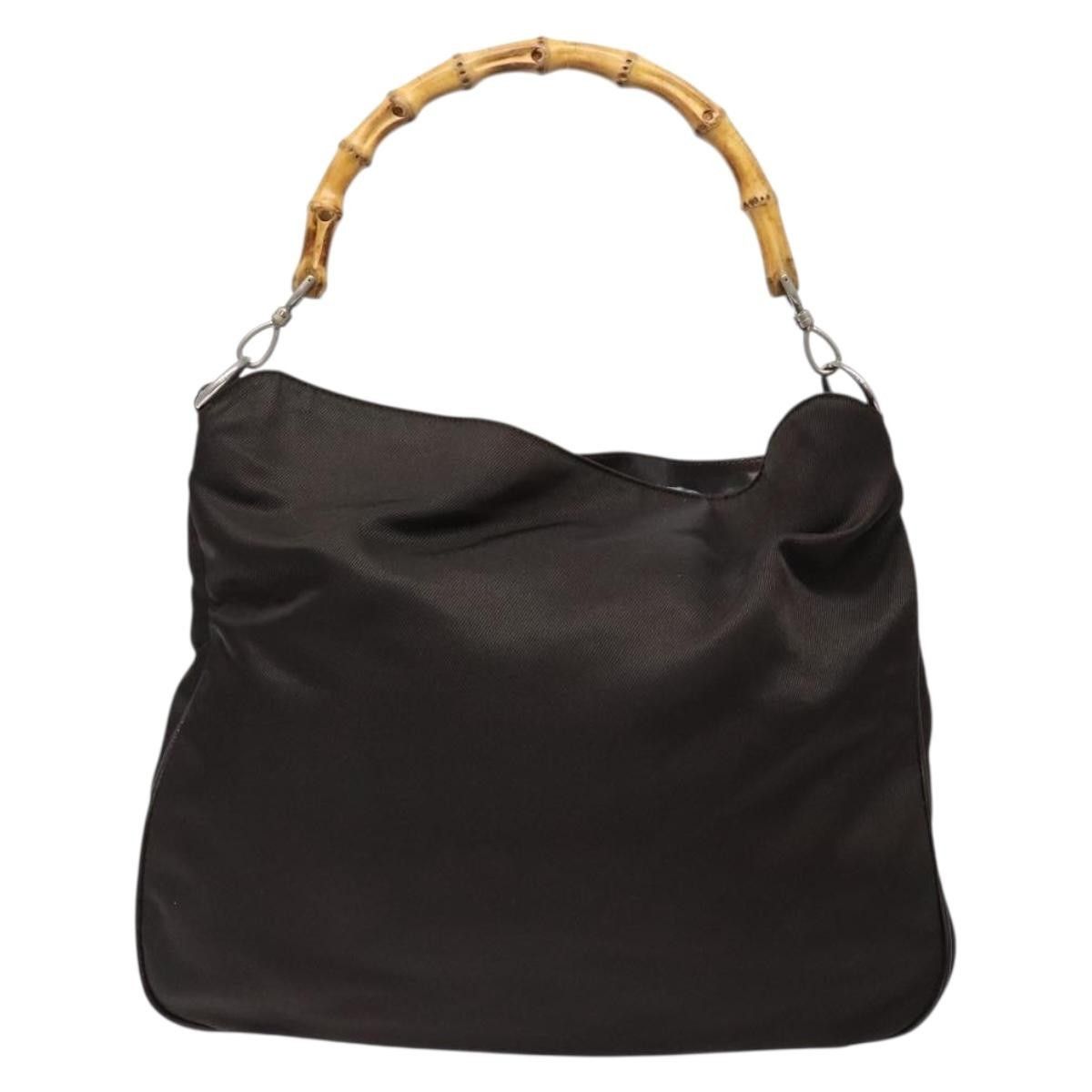 Gucci Gucci Vintage Bamboo Shoulder Bag Nylon Size ONE SIZE - 2 Thumbnail