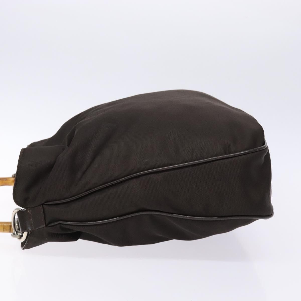 Gucci Gucci Vintage Bamboo Shoulder Bag Nylon Size ONE SIZE - 4 Thumbnail