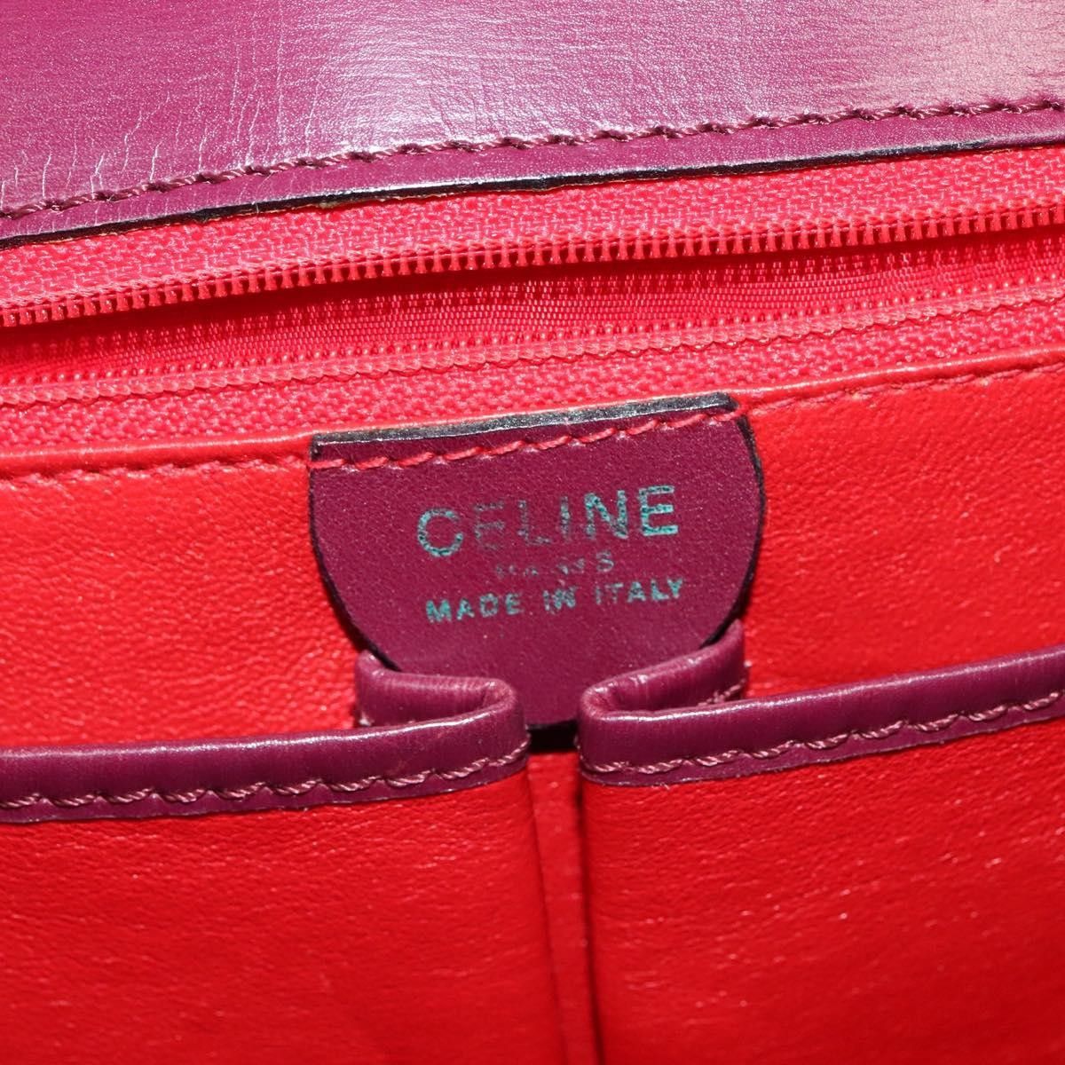 Celine Celine Circle Logo Handbag Leather Size ONE SIZE - 6 Thumbnail