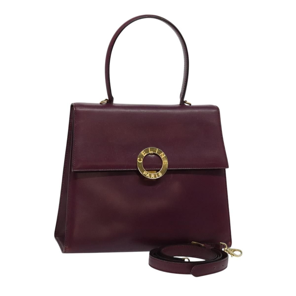 Celine Celine Circle Logo Handbag Leather Size ONE SIZE - 14 Thumbnail