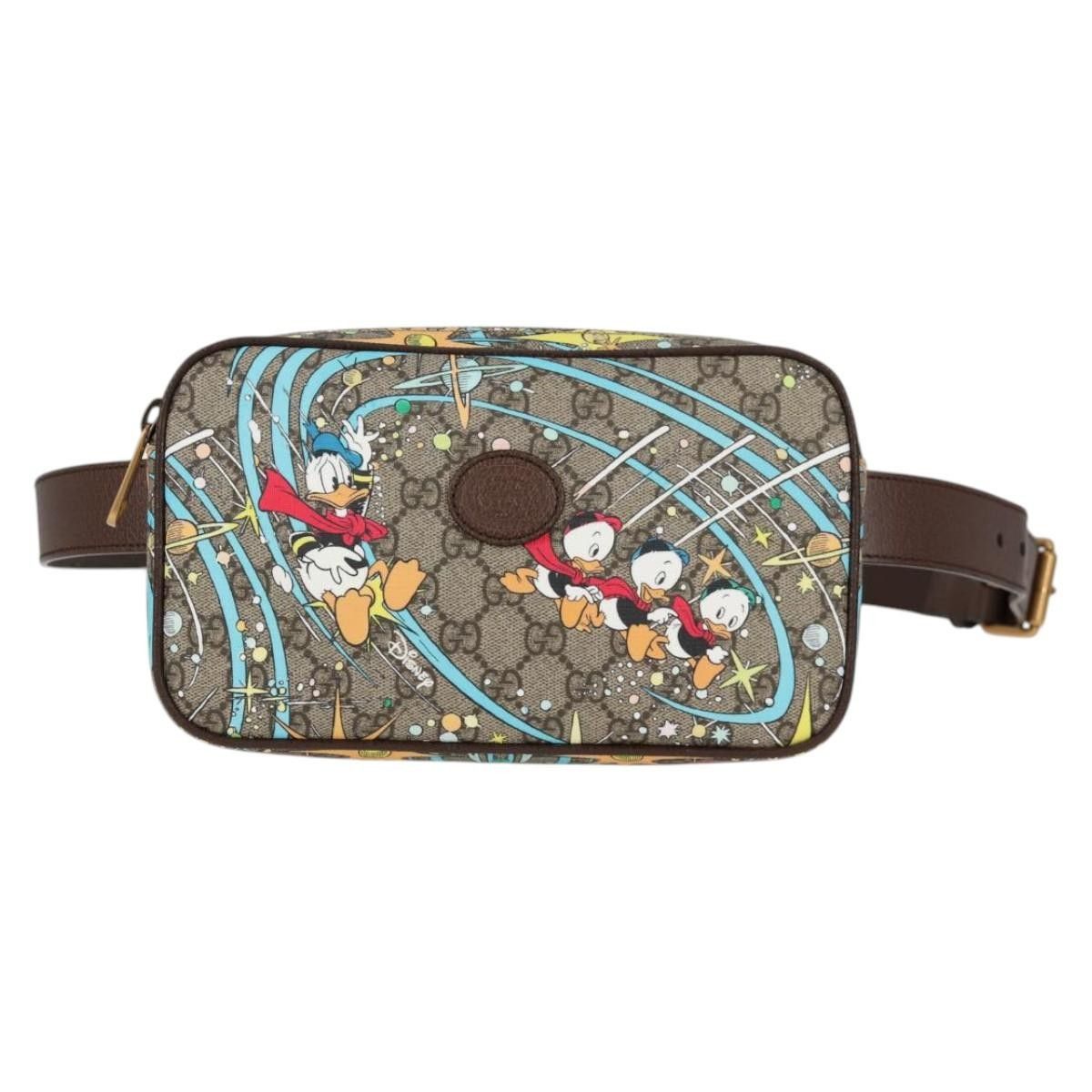 Gucci Gucci Disney Donald Duck Belt Bag Printed GG Coated Canvas Size ONE SIZE - 18 Thumbnail